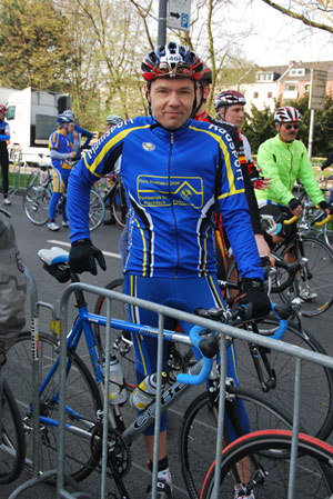 Michael Klodt vor dem Start bei Rund um Köln 2010