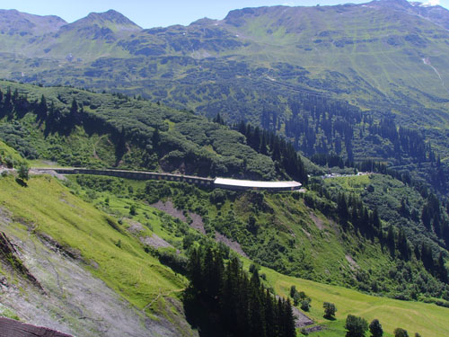 Flexenpass Galerien 2