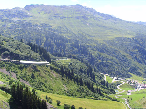 Flexenpass und Arbergpass