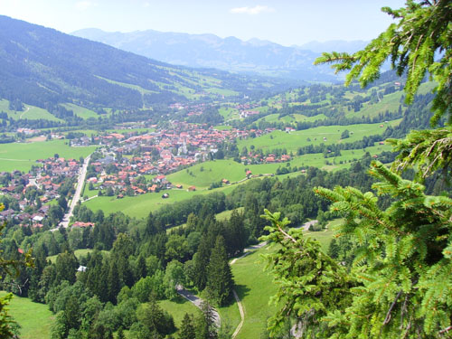 Oberjochpass vom Aussichtspunkt Kanzel 4