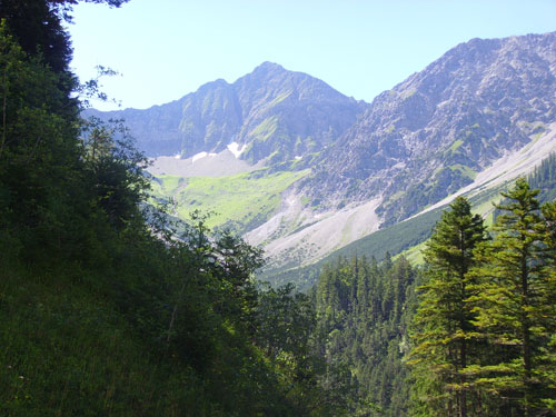 Berge am Namlospass